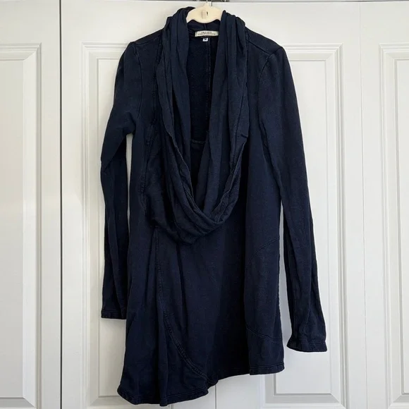 Prairie Underground Navy Cowl Neck Tunic - Picture 1 of 5